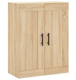 VidaXL Wandkast 69,5x34x90 cm bewerkt hout sonoma eikenkleurig
