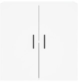 VidaXL Wandkast 60x31x60 cm bewerkt hout wit