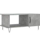 VidaXL Salontafel 90x50x40 cm bewerkt hout betongrijs