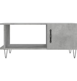 VidaXL Salontafel 90x50x40 cm bewerkt hout betongrijs