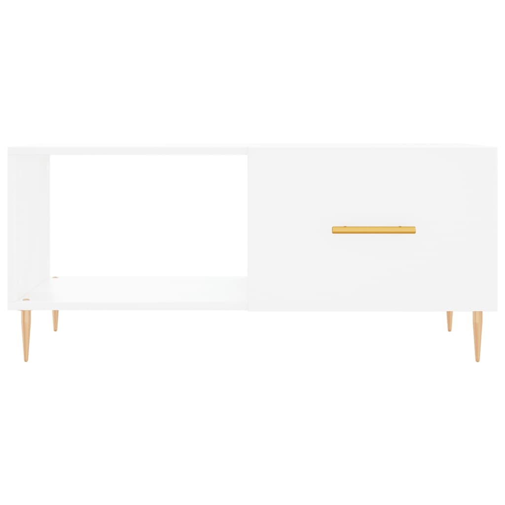 VidaXL Salontafel 90x50x40 cm bewerkt hout wit