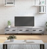 VidaXL Tv-meubel 150x36x30 cm bewerkt hout grijs sonoma eikenkleurig