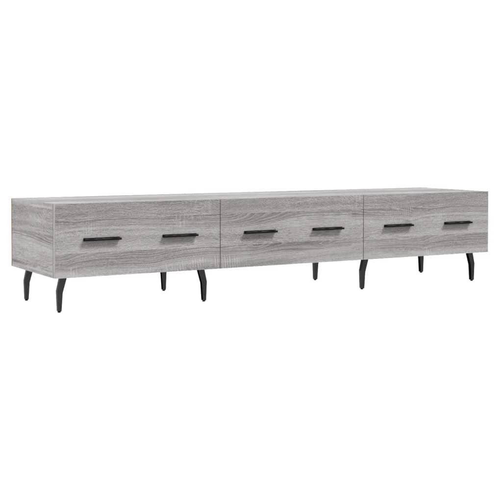 VidaXL Tv-meubel 150x36x30 cm bewerkt hout grijs sonoma eikenkleurig