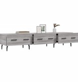 VidaXL Tv-meubel 150x36x30 cm bewerkt hout grijs sonoma eikenkleurig