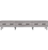 VidaXL Tv-meubel 150x36x30 cm bewerkt hout grijs sonoma eikenkleurig