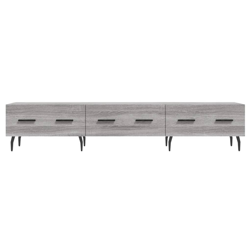 VidaXL Tv-meubel 150x36x30 cm bewerkt hout grijs sonoma eikenkleurig