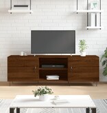 VidaXL Tv-meubel 150x30x50 cm bewerkt hout bruin eikenkleur