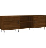 VidaXL Tv-meubel 150x30x50 cm bewerkt hout bruin eikenkleur