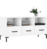 VidaXL Tv-meubel 102x36x50 cm bewerkt hout wit