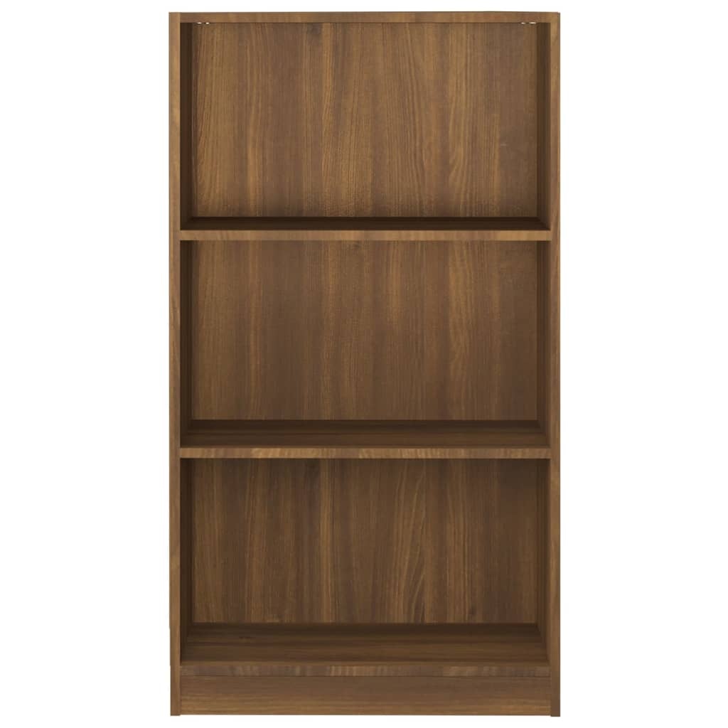 VidaXL Boekenkast 60x24x109 cm bewerkt hout bruin eikenkleur