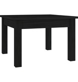 VidaXL Salontafel 45x45x30 cm massief grenenhout zwart