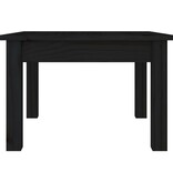 VidaXL Salontafel 45x45x30 cm massief grenenhout zwart