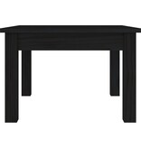 VidaXL Salontafel 45x45x30 cm massief grenenhout zwart