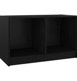 VidaXL Tv-meubel 70x33x42 cm massief grenenhout zwart