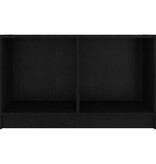 VidaXL Tv-meubel 70x33x42 cm massief grenenhout zwart