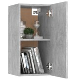 VidaXL Tv-meubelen 2 st 30,5x30x60 cm bewerkt hout betongrijs