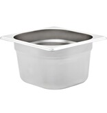 VidaXL Gastronormbakken 12 st GN 1/6 100 mm roestvrij staal