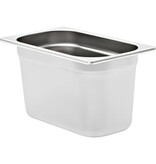VidaXL Gastronormbakken 4 st GN 1/4 150 mm roestvrij staal