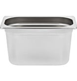 VidaXL Gastronormbakken 4 st GN 1/4 150 mm roestvrij staal