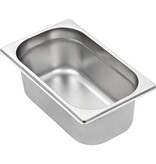 VidaXL Gastronormbakken 8 st GN 1/4 100 mm roestvrij staal