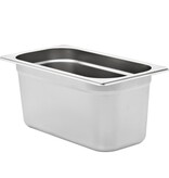 VidaXL Gastronormbakken 4 st GN 1/3 150 mm roestvrij staal