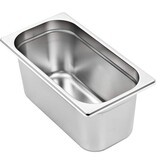 VidaXL Gastronormbakken 4 st GN 1/3 150 mm roestvrij staal