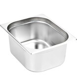 VidaXL Gastronormbakken 2 st GN 1/2 150 mm roestvrij staal