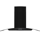 VidaXL Wandafzuigkap 756 m³/u 90 cm roestvrij staal zwart