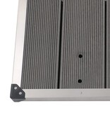 VidaXL Buitendouchebak 110x62 cm HKC roestvrij staal grijs