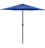 VidaXL Parasol met aluminium paal 270x246 cm azuurblauw