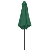 VidaXL Parasol met aluminium paal 270x246 cm groen