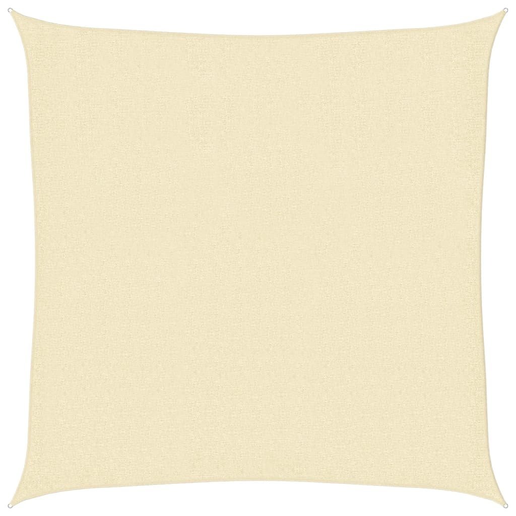VidaXL Zonnescherm HDPE vierkant 2x2 m crème