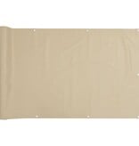VidaXL Balkonscherm Oxford textiel 90x400 cm beige
