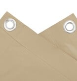 VidaXL Balkonscherm Oxford textiel 90x400 cm beige