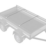 VidaXL geschikt voor vlak tarpaulin beugel 2 pcs Zilver 130-210 cm