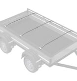 VidaXL geschikt voor vlak tarpaulin beugel 3 pcs Zilver 100-145 cm