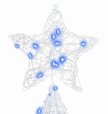 VidaXL Kerstboom met 240 LED Blauw 180 cm Acryl