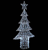 VidaXL Kerstboom met 240 LED Koudwit 180 cm Acryl