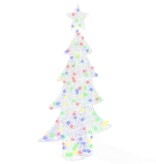 VidaXL Kerstboom met 160 LED Multikleur 150 cm Acryl