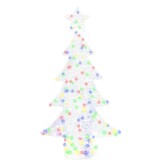 VidaXL Kerstboom met 160 LED Multikleur 150 cm Acryl
