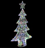 VidaXL Kerstboom met 160 LED Multikleur 150 cm Acryl
