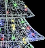 VidaXL Kerstboom met 160 LED Multikleur 150 cm Acryl
