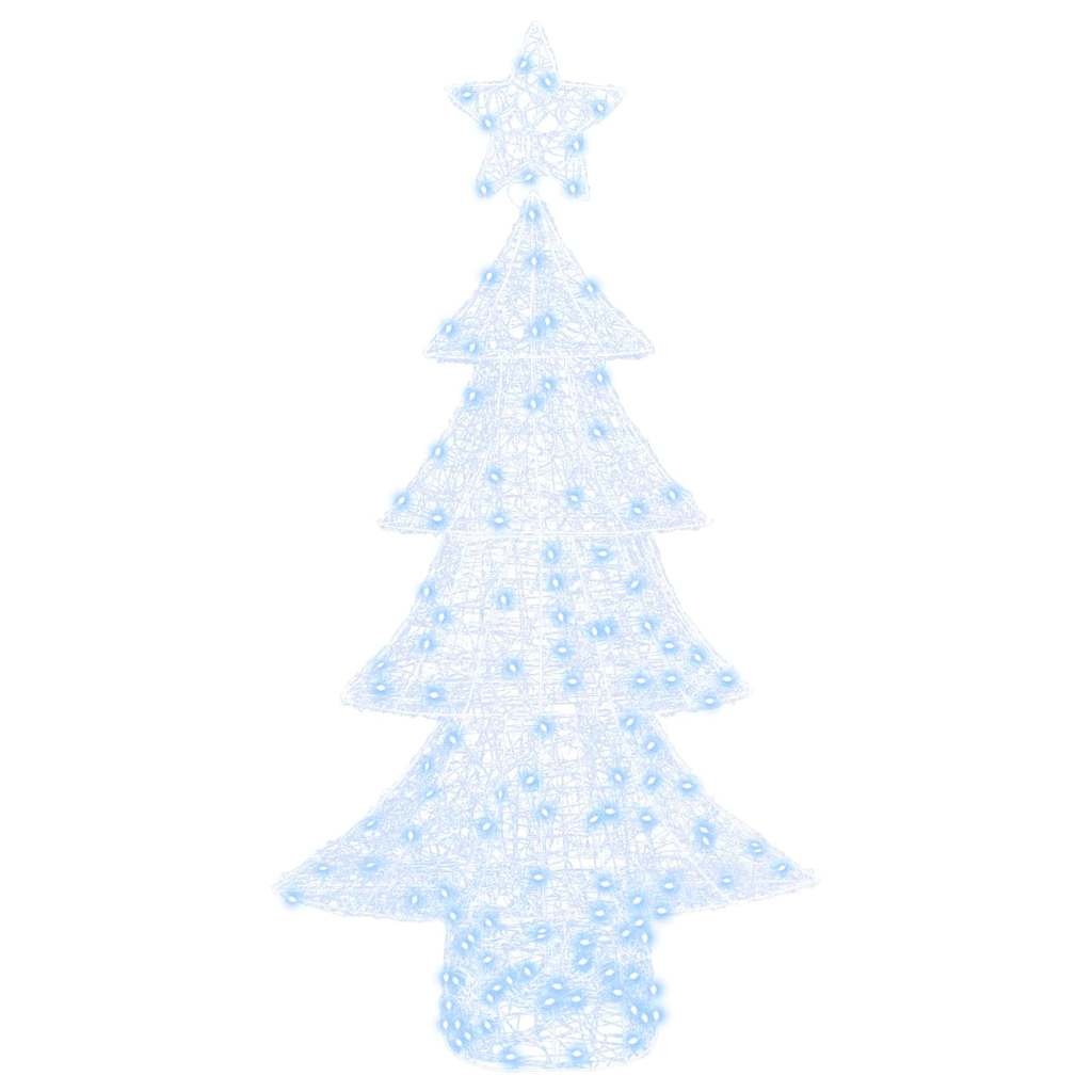 VidaXL Kerstboom met 160 LED Koudwit 150 cm Acryl