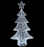 VidaXL Kerstboom met 160 LED Koudwit 150 cm Acryl