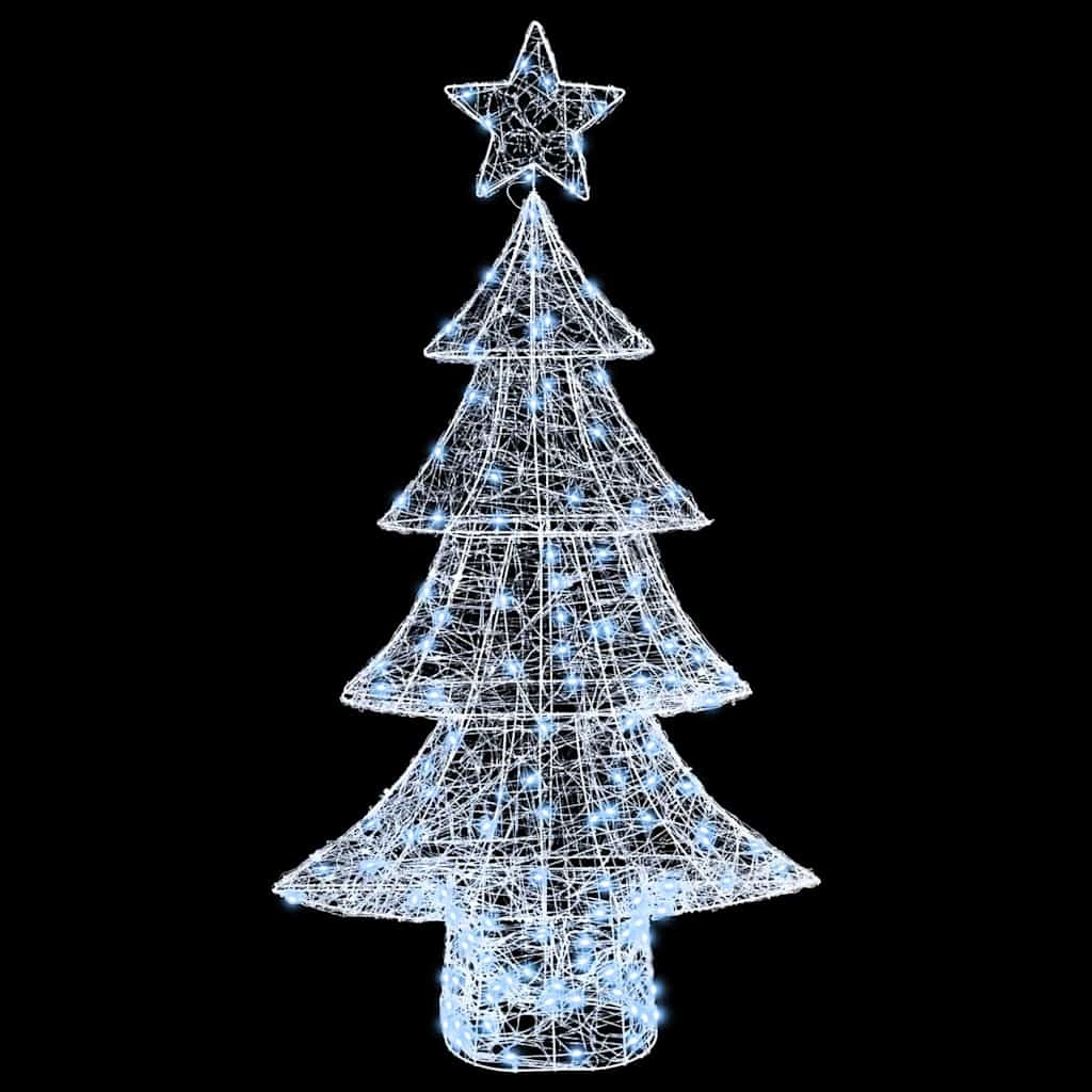 VidaXL Kerstboom met 160 LED Koudwit 150 cm Acryl