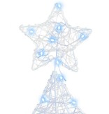 VidaXL Kerstboom met 160 LED Koudwit 150 cm Acryl