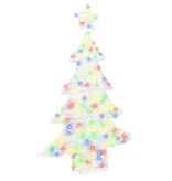 VidaXL Kerstboom met 100 LED Multikleur 120 cm Acryl