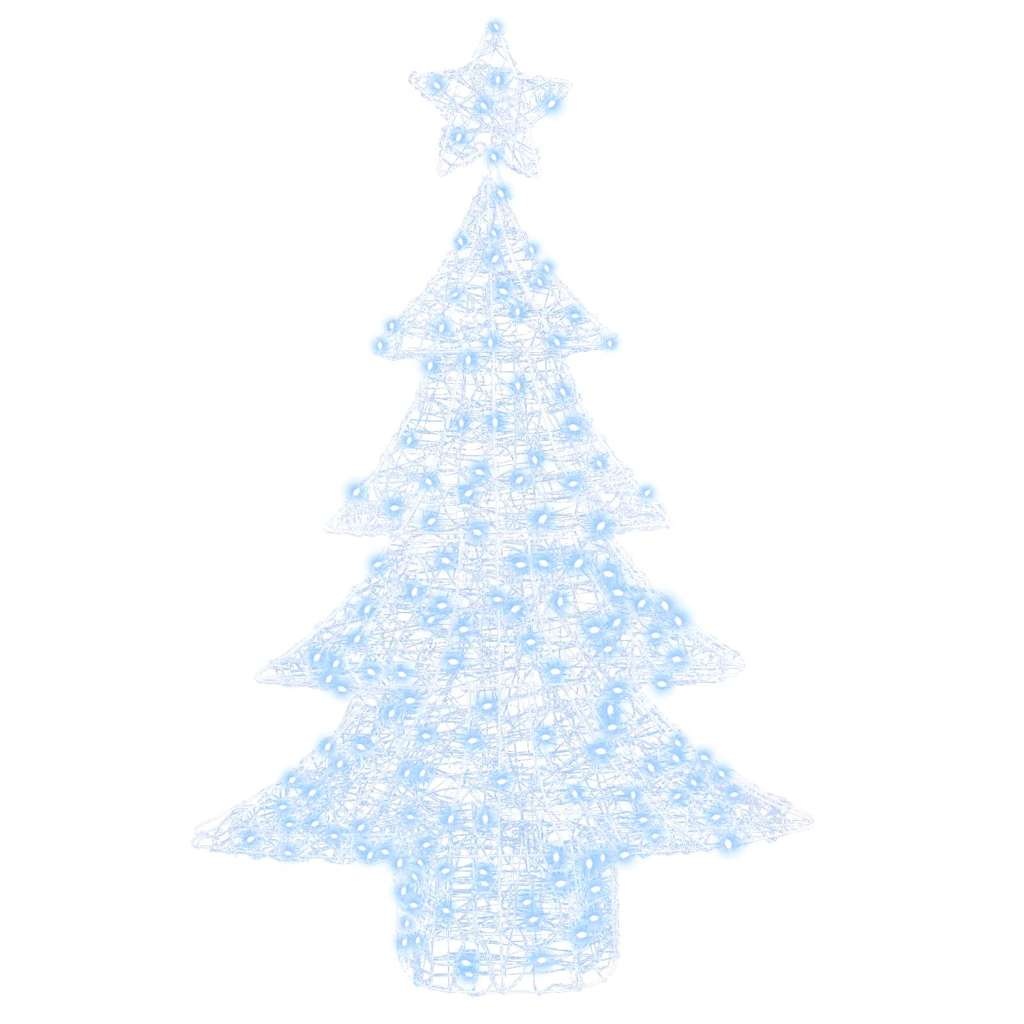 VidaXL Kerstboom met 100 LED Koudwit 120 cm Acryl