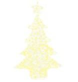 VidaXL Kerstboom met 100 LED Warmwit 120 cm Acryl