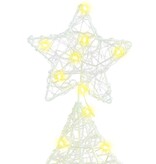 VidaXL Kerstboom met 100 LED Warmwit 120 cm Acryl